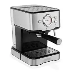 Produktbild: Princess Kapselmaschine 249415 – Für Nespresso™-Kapseln, gemahlenen Kaffee und ESE-Pads – 20-Bar-Pumpe – 1,5 L – 1100 W
