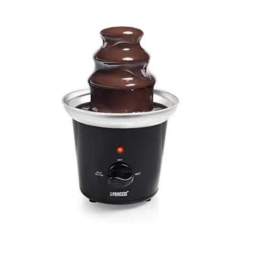 Produktbild: Princess Schokoladenbrunnen, 3 Ebenen, Warmhaltefunktion, Fließfunktion, 0,4 L, Edelstahl, 32 W, 01.292994.01.001