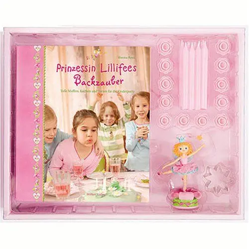 Produktbild: Prinzessin Lillifees Backzauber (Backset): Tolle Muffins, Kuchen und Torten für die Kinderparty (Geschenkbücher mit Pfiff)