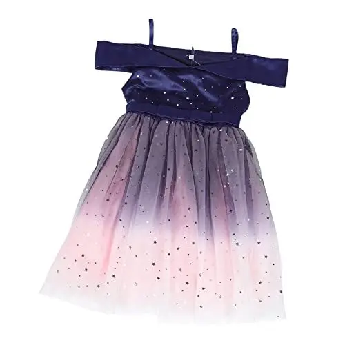 Produktbild: Prinzessinenkleid Kleinkinderkleid Aus Tüll Kinderkleider Mädchen-Outfits -mädchen-Kleider Kleid Für Den Sommer Abendkleid Mit Pailletten Violet Polyester (Polyester) TOYANDONA