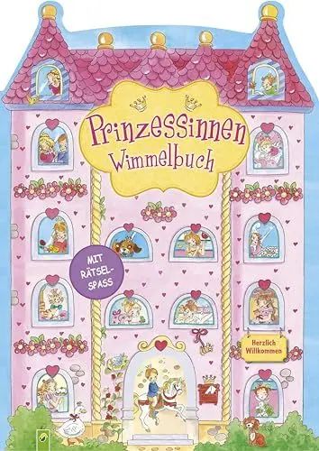 Produktbild: Prinzessinnen Wimmelbuch. Für Kinder ab 3 Jahren: Riesen-Wimmelbuch mit Rätselspaß und Gucklöchern (Wimmelbücher)