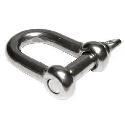 Produktbild: PRIOstahl Schäkel Rundschäkel Verbinder Schraubbolzen Drahtseilverbinder x 1 Schäkel Standart M5 (14,5 mm x 20 mm) Verbindungselement Bügel Rostfrei für Salzwasser Schiff Boot aus Edelstahl V4A