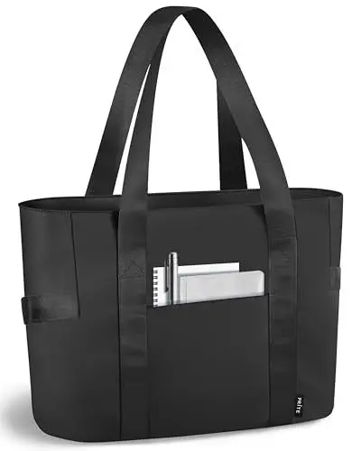 Produktbild: Prite Laptop-Tragetasche für Damen, wasserdichte Schultertasche mit 38,1 cm Computerfach für Arbeit, Schule, Reisen