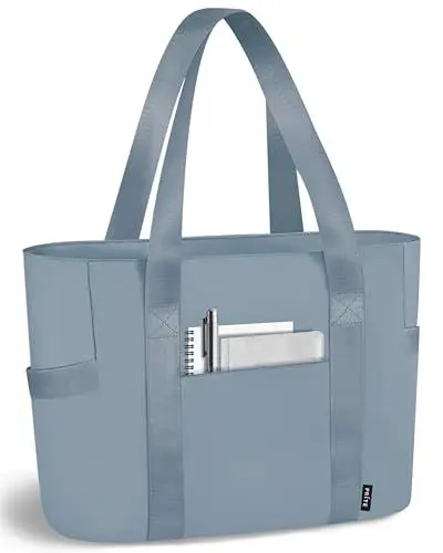 Produktbild: Prite Laptop-Tragetasche für Damen, wasserdichte Schultertasche mit 40,6 cm Computerfach für Arbeit, Schule, Reisen