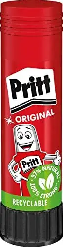 Produktbild: Pritt Klebestift, sicherer und kinderfreundlicher Kleber für Kunst und Bastelarbeiten, starker Klebstoff für Schule & Bürobedarf, 1x 43 g Pritt Stift, 9H PK811