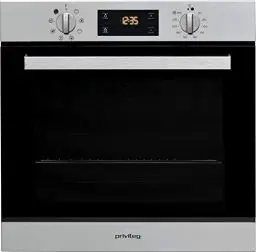 Produktbild: Privileg PBWR6 OH5F IN Einbau-Backofen/ Energieffizienzklasse A/ 71 L/ Hydrolyse-Reinigungsfunktion/ Multifunktions-Umluftbackofen Mit 7 Funktionen/ Edelstahl/ Turn&Go/ Click&Clean