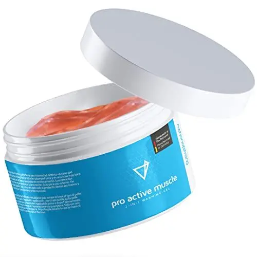 Produktbild: Pro Active Muscle Sportgel Wärmesalbe Extra Stark - Effektive Natürliches Wärmende Salbe für von Gelenkschmerzen, Rückenschmerzen & Muskelkater - Vielseitige 225 ml Sportcreme für Jeden Schmerz