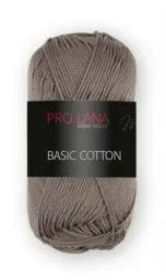 Produktbild: Pro Lana Basic Cotton ca. 125 m 50 g (0018 - Mausgrau)