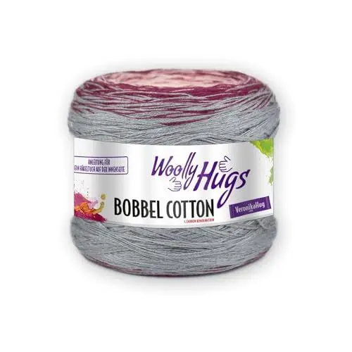 Produktbild: Unbekannt Woolly Hugs BOBBEL Cotton 04 - rot/grau