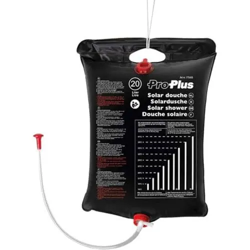 Produktbild: Pro Plus 770406 Solardusche Dusche, Schwarz, 20 Liter