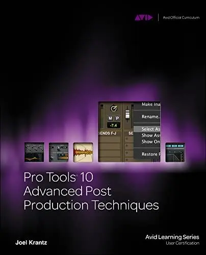 Produktbild: Pro Tools 10 Advanced Post Production Techniques (Avid Learning)