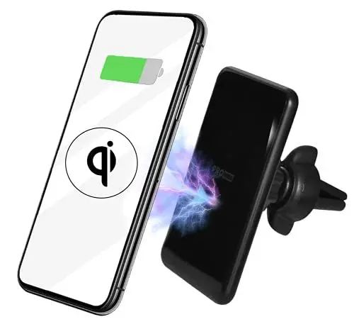 Produktbild: Pro User magnetische Handyhalterung fürs Auto zum kabellosen induktiven Laden qi fähiger Handys, hoher Designanspruch gepaart mit Universal-Halterung durch Magnettechnik– ideal mit Handyhülle