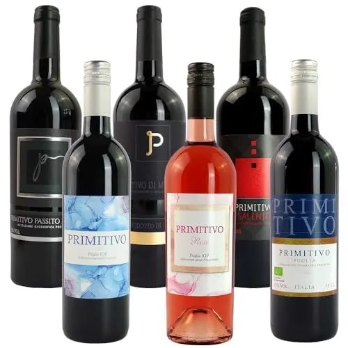 Produktbild: Probierpaket Primitivo 6 Fl. 49,80 statt 77,10 Rotwein BARRIQUE-Probierpakete Deutschland 1Pck(6)