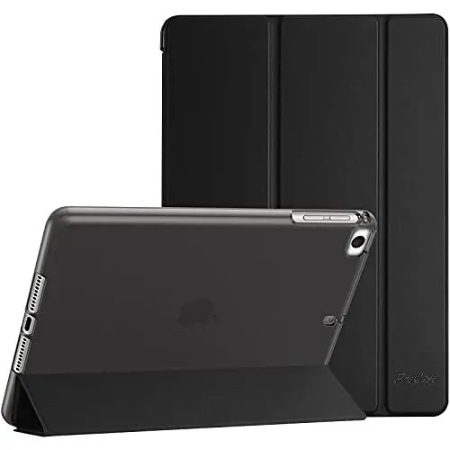 Produktbild: ProCase Dünn Hülle für iPad Mini 1 2 3 4 5, Weich Soft TPU Rückseite Abdeckung Schutzhülle, Slim Smart Cover Case -Schwarz