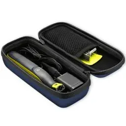 Produktbild: ProCase Tragetasche für Philips OneBlade Face & Body Reiseetui für Elektrischer Bartschneider, Rasierer und Trimmer Schutzhülle für OneBlade QP2734 QP6551 QP2824 QP6651 Hülle mit Handschlaufe -Navy