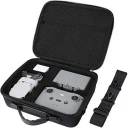 Produktbild: ProCase Eva Tragetasche für DJI Mini 4K / DJI 2/2 SE/Mini 2 Fly More Combo Drohne und Zubehör Schutzhülle Carrying Case mit Schultergurt -Schwarz