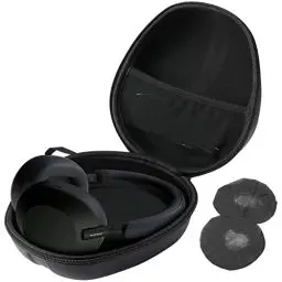 Produktbild: ProCase Hart Kopfhörer Tasche Reisetasche für Sony WH-1000XM4, Beats Solo3, Bose QC, Hardshell Eva Tragetasche Headset Hülle Case mit 2 Staubschutzhüllen –Schwarz