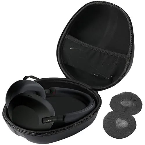 Produktbild: ProCase Hart Kopfhörer Tasche Reisetasche für Sony WH-1000XM4, Beats Solo3, Bose QC, Hardshell Eva Tragetasche Headset Hülle Case mit 2 Staubschutzhüllen –Schwarz