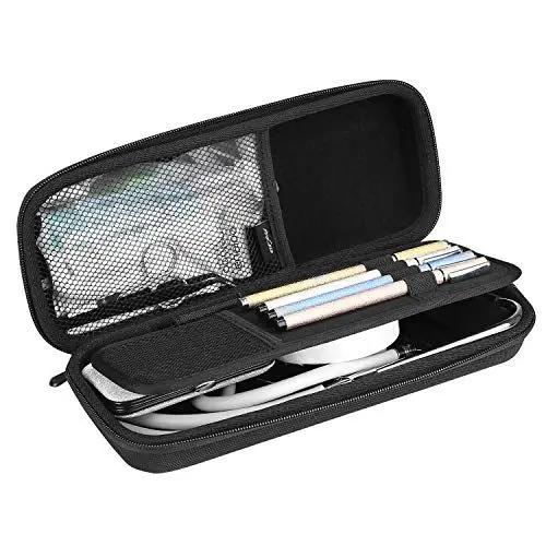 Produktbild: ProCase Hartschale Stethoskop Hülle, Stoßfest EVA Reisetasche Aufbewahrungstasche für 3M Littmann/Omron/ADC/Dixie EMS Stethoscope, mit zusätzlichen Netztaschen für kleines Zubehör -Schwarz