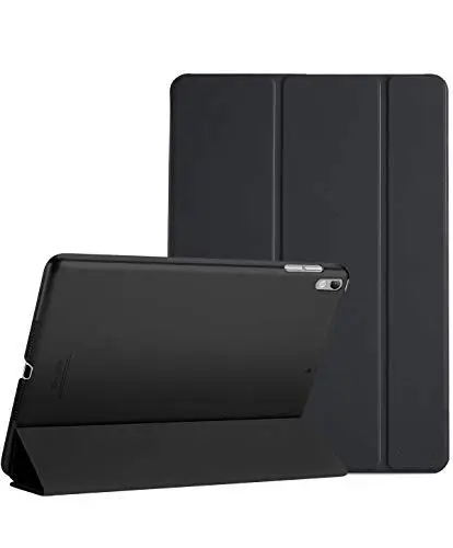 Produktbild: ProCase Hülle für 10,5 Zoll iPad Air 3 2019/ iPad Pro 2017, Ultra Dünn Case Cover mit transluzenter Rückseite, Auto Schlafen/Wachen Schutzhülle Kompatibel mit iPad Air 3/ iPad Pro 10.5 -Schwarz