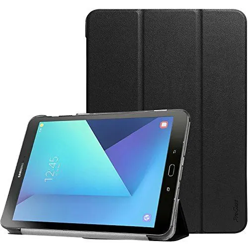Produktbild: ProCase Hülle für Galaxy Tab 9.7-S3, dünne intelligente Abdeckungs-Standplatz -Licht-harten Shell-Fall für Galaxy Tab S3 9,7-Zoll-Tablet-SM-T820 T825 T827 (schwarz)
