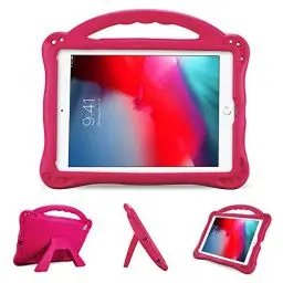 Produktbild: ProCase Kinder Hülle für iPad 9.7 2018 2017 (6th 5th Gen) / iPad Pro 9.7/ iPad Air 2 / Air 1 Case Kinder Schutzhülle, Leicht Stoßfest Kickständer Rugged Kinderhülle mit Griff –Magenta