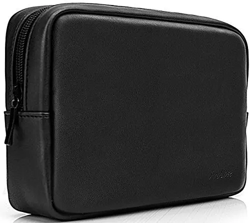 Produktbild: ProCase Zubehör Tasche Organizer Power Bank Hülle, Electronics Zubehör Travel Gear Organisieren Hülle, Kabel Management Festplatte Tasche – Schwarz