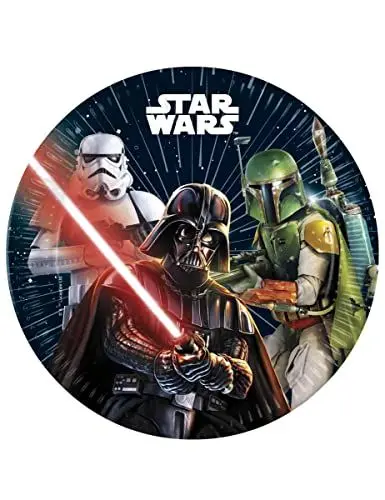 Produktbild: Procos 8 Star Wars Galaxy Pappteller, 23 cm, mehrfarbig, Einheitsgröße