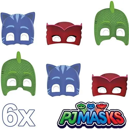 Produktbild: Procos Pyjamahelden Masken, 6 Stück