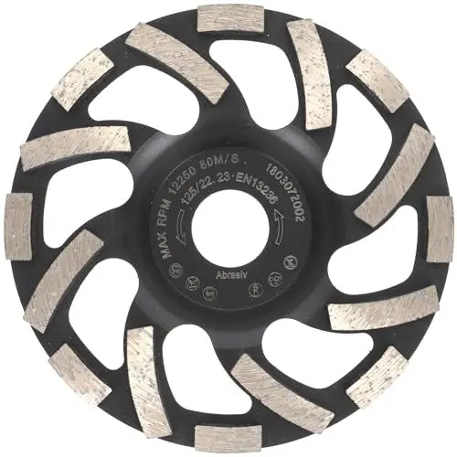 Produktbild: PRODIAMANT Diamant-Schleiftopf 125 mm x 22,2 mm Turbo ST91 Diamantschleifscheibe Asphalt Estrich Profiqualität