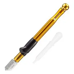 Produktbild: Professionelle Hartmetall Wolfram Legierung Griff Glas Cutter Werkzeug mit Serie 2–19 MM Selbstölend Professional Glasschneider Diamant Cutter für dickes Glas Mosaik und Fliesen Bleistift