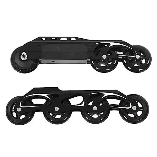 Produktbild: Professionelle Inline-Skates, Flexible Rollschuhe, Stabiler Fitness-Inline-Skate, Unisex, 80 Kg Tragkraft (EU-Stecker)