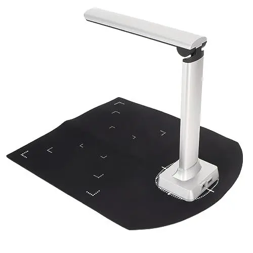 Produktbild: Professioneller Dokumentenscanner, 12 MP, 3840 X 2880 Auflösung, Tragbarer USB-Buchdokumentscanner mit OCR-Funktion