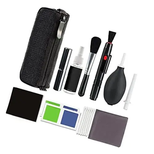 Produktbild: Professionelles Kamera-Reinigungsset, SLR-Digitalkamera-Sensor-Reinigungsstäbchen-Bürsten-Tuch-Tupfer-Kit SLR-Objektiv-Reinigungsschutz-Entstaubungswerkzeuge