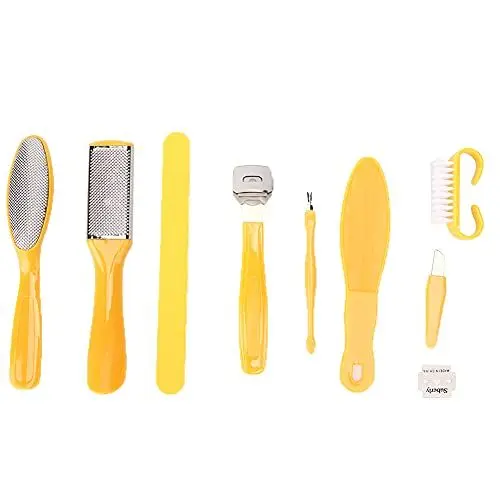 Produktbild: Professionelles Pediküre-Werkzeugset, Werkzeugset zur Entfernung toter Haut Pediküre Fußfeile Fußpflegezubehör-Kit Nagel-Zehennagelknipser Fußpflege-Set