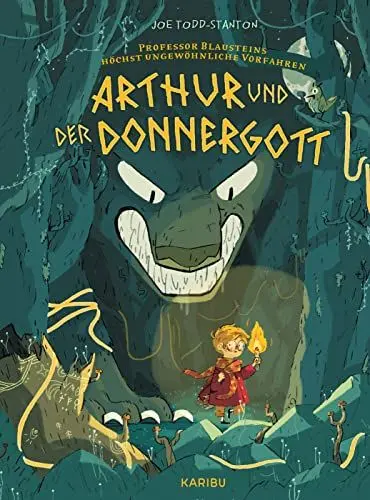 Produktbild: Professor Blausteins höchst ungewöhnliche Vorfahren (Band 1) – Arthur und der Donnergott: Graphic Novel Reihe mit mythologischen Abenteuern für Jungen und Mädchen ab 6 Jahren