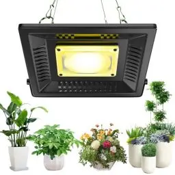 Produktbild: Profey Pflanzenlampe LED Vollspektrum, Grow Lampe P200, Pflanzenleuchte LED IP67 Wasserdicht, 270° Belichtung Grow Light Mit 4 Ketten zum Aufhängen, Einstellbare Höhe und Winkel, die Ultradünne