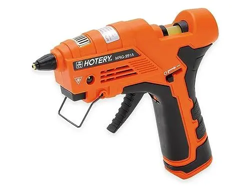 Produktbild: Profi Gas-Heissklebepistole für 12mm Klebesticks, arbeitet mit handelsüblichen Feuerzeuggas