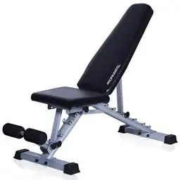 Produktbild: Profihantel Transformer 3in1 Hantelbank – Intelligentes Umbausystem, vollwertiges Curpult für Bizepstraining und Rückentrainer für Hyperextensions, Beinhalterung für Bauchtraining, inkl. Trainingsposter, Trainingsplan und Ratgeber