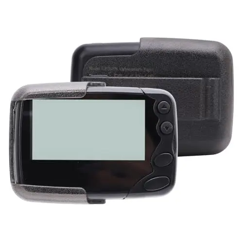 Produktbild: Programmierbarer Pager, Notfall Textempfänger mit Mehreren Alarmmodi, Unterstützung von POCSAG, Menüwählbar, Uhrfunktion