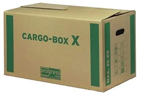 Produktbild: Progress PC CB01.02.010 Transport-Umzugskarton 637 340x360 mm (Innenmaß) braun ECO ** Verpackungseinheit: 10 Stück **