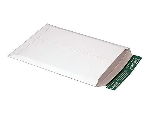 Produktbild: Progress PP V02.04 Vollpappe Versandtasche DIN A4+ 237 x 342 x -30 mm (Innenmaß) weiß ** Verpackungseinheit: 100 Stück **