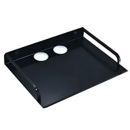 Produktbild: Projektor Regal, Multimedia Regal Wandregal für TV Box/Router/Kabel-Boxen/Hi-Fi Receiver/DVD-Player/Blu-Ray Player/TV Zubehör, Metall Ablage für Elektronik, Wand Halterung (1 Schicht, Groß)