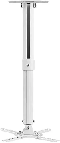 Produktbild: Projektor-Deckenhalterung, Universal-Projektor-Wandhalterung 360° drehbar 90° schwenkbar 90° neigbar mit 210–540 mm Verlängerungsstange bis 13,6 kg Deckenprojektorhalterung Beamer Halterung Halter