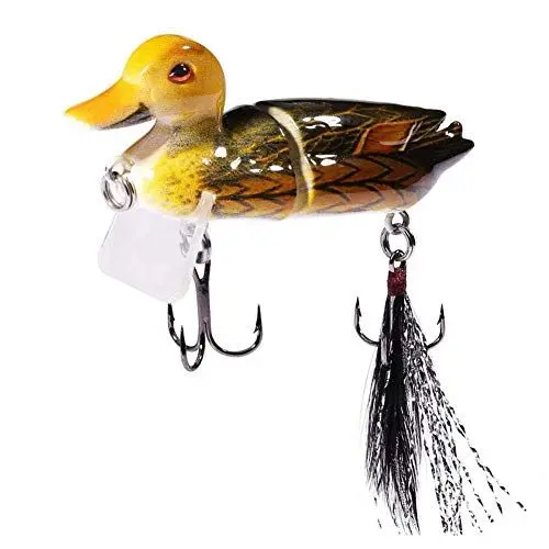 Produktbild: prom-note Angeln Köder Duck Wobbler Ente Entenköder Kunstköder Angelköder Für Hecht Hechtköder Enten Jerkbait Welsköder Wallerköder