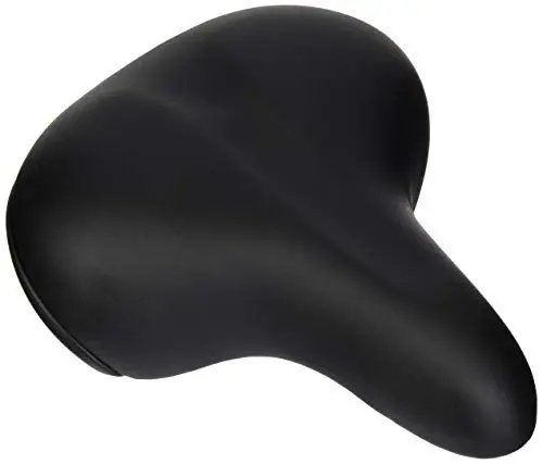 Produktbild: Selle Royal Touren-City-Sattel mit Vollschaumpolsterung & Elastomerdämpfung, bequem & stoßdämpfend für Citybikes, Fahrradsattel in Schwarz, ergonomisch & druckentlastend, ideal für Citytouren