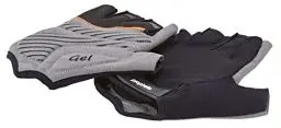 Produktbild: Prophete Fahrrad-Handschuhe, für Damen und Herren, Halbfinger mit Geleinlage, Größe L/XL, Farbe schwarz
