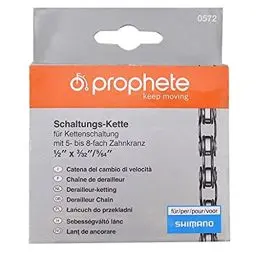 Produktbild: Prophete Fahrradkette, Schaltungskette 1/2 x 3/32 Zoll 5/64, 116 Glieder
