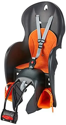 Produktbild: Prophete Fahrradkindersitz | Kindersitz für die Sattelrohrmonage | für Kinder zwischen 9 und 22 kg | grau orange