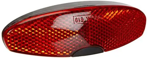 Produktbild: Prophete Fahrradreflektor Prophete Weitwinkel-Reflektor für Gepäckträger, schwarz, L, 5254